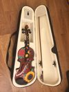 One of a Kind Hand Painted Violin + Autograph