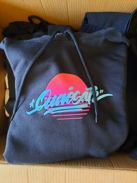 Quaesar - Digital Sunset - Black Hoodie