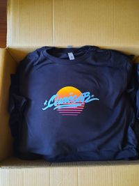 Quaesar - Digital Sunset - Black Tees