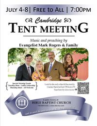 Tent Meeting, Mark Rogers Family