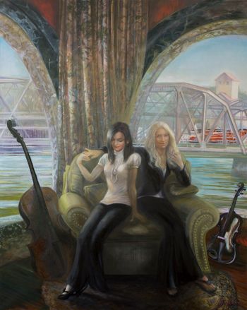Ram Rojas Sisters By Steel Bridge
