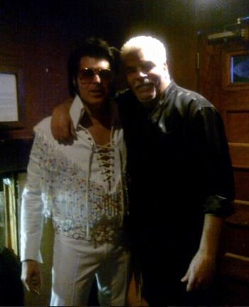 Me and Marty back stage at Mulcahys in Wantagh NY feb 2012
