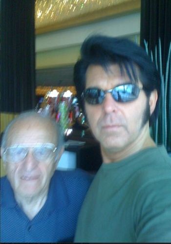 Me and my dad on the day we left The Hilton in Vegas. Did was 87 in this photo. He looks great
