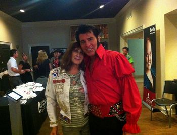 With Theresa in Memphis at the Clarion Hotel for the St Jude Benefit show Aug 15th 2013
