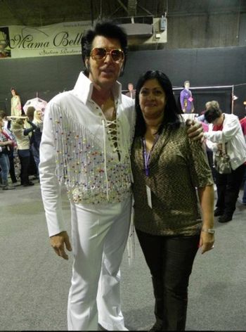 Me and Maria at Pocono mountain Elvis festival oct 2011
