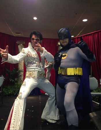 yes with Batman at Sunbursts Convention in Orlando Florida Sept 2014
