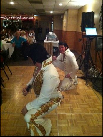 Me and my ETA brother Dan Barrella at Cafe Del Mondo on Staten Island Dec 12th 2012. This was a benefit show to raise money to help families that were hit hardest from hurricane Sandy. We were performing Suspicious Minds
