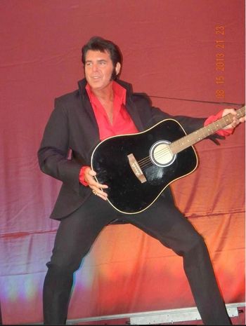 At the Crowne Hotel performing. Elvis week 2013 in Memphis
