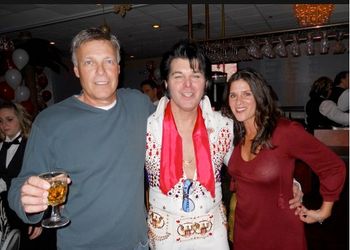 Joe and Me and his wife Eileen at a valentines day party in Jersey
