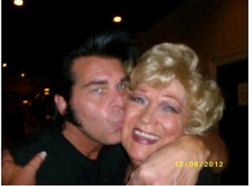 Me and Priscilla in memphis for Elvis week 2012.What a lovely lady she is
