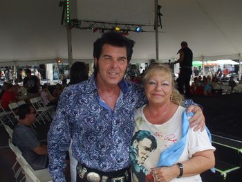 Me and Regina at Graceland Plaza during Elvis week 2011
