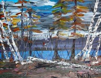 "Reflection Lake"/Lake Superior Coast" North of Superior Series

8"x10" acrylic on wood panel come with wood frame.sold


