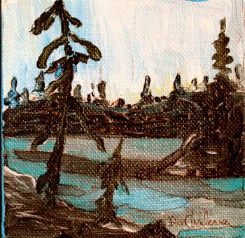 Title: "Agawa Days"...camping on the Agawa...Crossover Road...available
