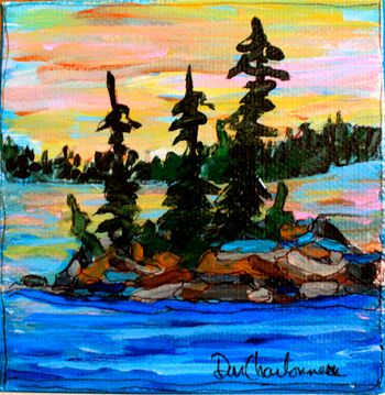 Title: "Island/Lake Superior"...located in Lake Superior Park five miles from Wawa. One of my kids favourite lakes to fish for big pike.
