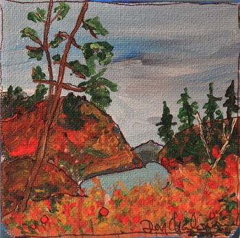 Title: Agawa Canyon...memory of a train trip a few years back. (sold)
