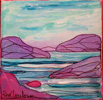 Title: "Safe Harbour"...This imagery comes from the Rossport area on Lake Superior...Sold
