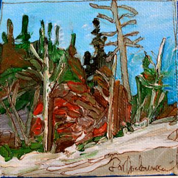 Title:"Early Spring/Sinclair Cove"...Near Agawa Pictographs East of Wawa...Sold
