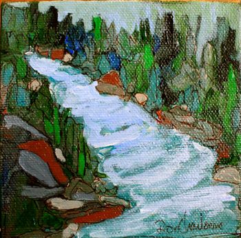 Title:"Coldwater River" Lake Superior...crosses highway 17...caught some nice rainbows and specks here....available
