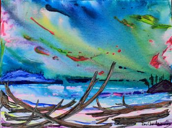 Sold..."Aurora Borealis/Lake Superior...
