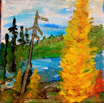 Title: "Tamarack in Bloom"Sold
