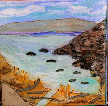 Title:"Sandy Beach/Lake Superior" ...a must to visit...A.Y. Jackson spent a few summers and painted at the corner of this beach...Sold
