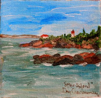 Title:"Otter Island Lighthouse" Pukskwa National Park...Sold
