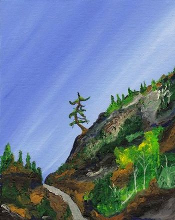 "Sentinel /Coldwater River/Lake Superior Coast"Read the inspiration on my blog.

8" x 10" acrylic on canvas available: $225.00 plus shipping

Sold
