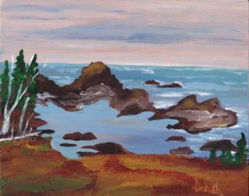 "Mamaise Harbour/Lake Superior" 8x10 canvas board acrylic North of Superior Series

Not Available
