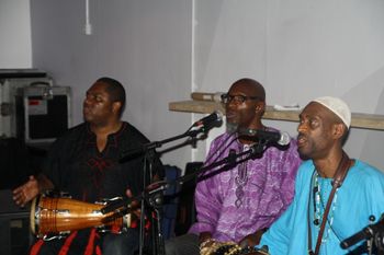 Kevin Haynes grupo elegua with Donald Gamble and Ronald Thomas
