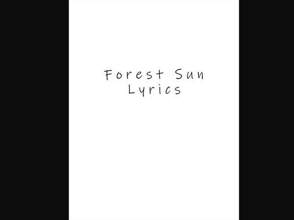 Forest Sun - Lyric Book (digital)