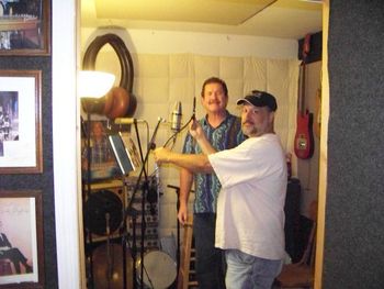 Brad and Larry Marrs, at Marrs Recording Studio, Nashville, TN Summer 2010
