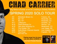 Chad Carrier Spring Tour 2020