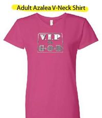 NEW!  "V.I.P." Woman Pink Tee