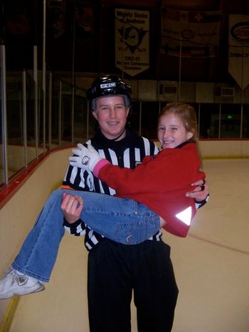 Hockey-ref Matt and Juli, 2006.
