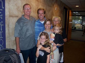 Natalie - pay attention! That's Max Lucado!
