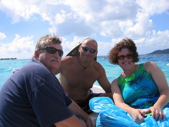 Steve Me & Monica Raiatea Lagoon
