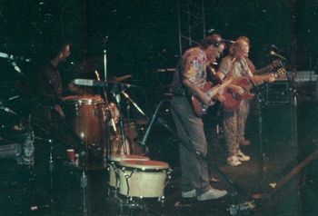 Me & Jimmy Buffett playing Havana Day Dreaming 10,000 people watching this show...
