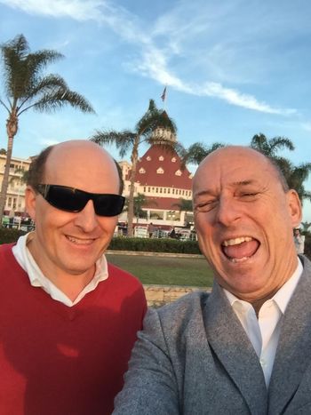 The Marcster and me Christmas Hotel Del
