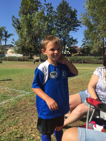 Soccer Star and grandson Brecken 2016
