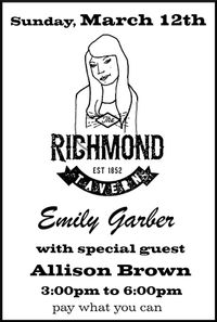 Special Guest with Emily Garber at The Richmond