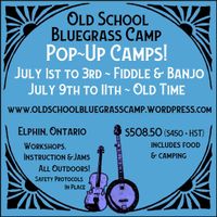 Old School Bluegrass Camp Fiddle & Banjo Pop Up Camp!