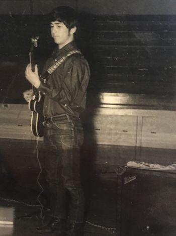 Me at the high school talent show 1970
