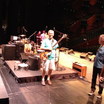 Rehearsing at McCaw Hall for 50th anniversay Beatles concert
