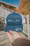 "Jessica Sole" Logo Trucker Hat