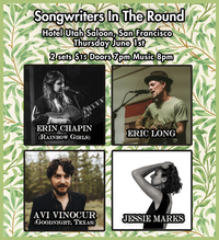 Songwriters in the Round - Eric Long, Erin Chapin, Avi Vinocur, Jessie Marks