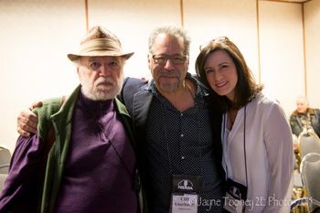 The legendary Philly DJ Gene Shay with Cliff Eberhardt and me at NERFA
