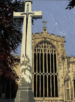 War Memorial & Church, Newark (2012)
