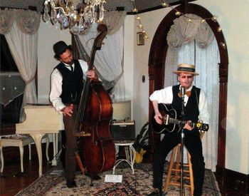 Playing in a mansion built in 1886 in Revelstoke, B.C.
