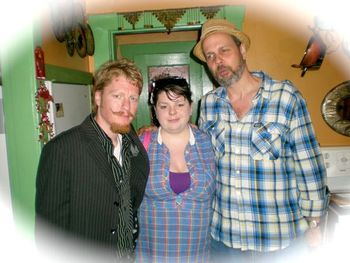 Hangin' with Joss, my best friends daughter and a incredible acoustic blues performer, Dave Patterson.
