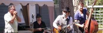 Keith and I playing at The Mudge Festival.
